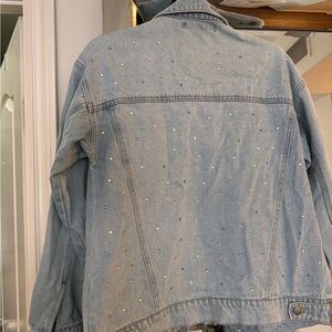 Bedazzled denim jacket